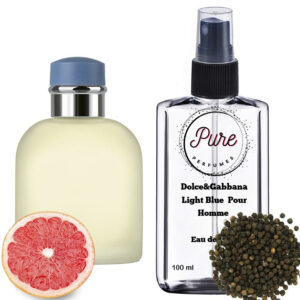 Парфюм Pure Perfumes, аромат похож на Dolce&Gabbana Light Blue Pour Homme